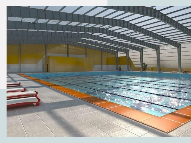 Строительство крытых бассейнов в юбилейном