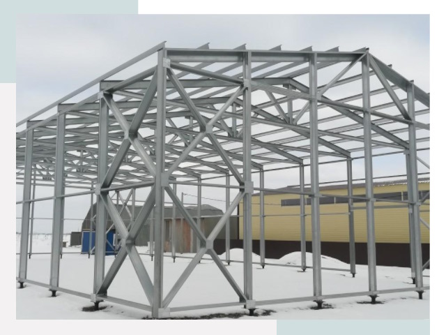 Каркасные ангары в юбилейном