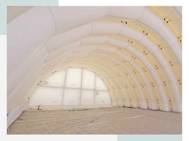 Пневмокаркасные ангары в юбилейном