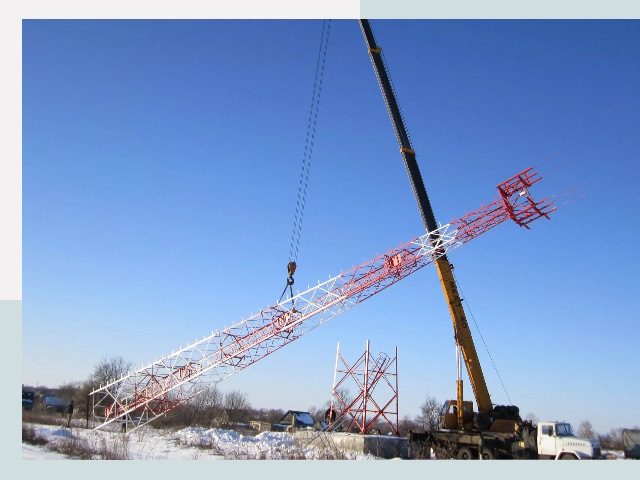 Строительство башен связи в юбилейном от 618 руб.