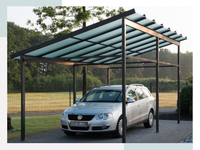 Навесы для автомобилей в юбилейном