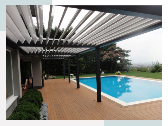 Перголы в юбилейном