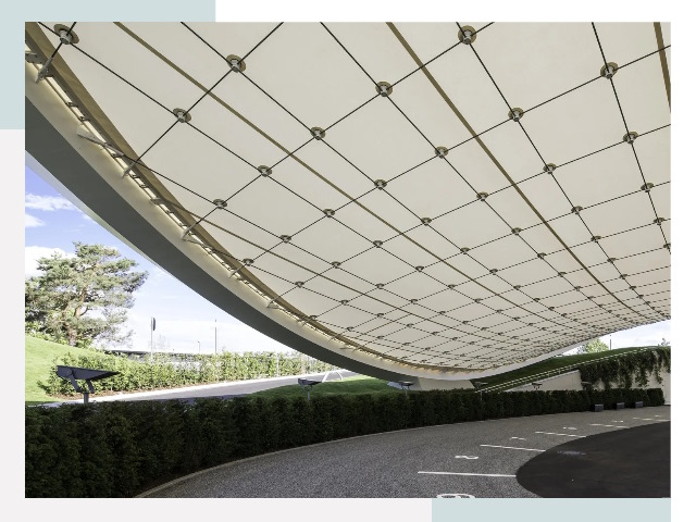 Мембранные конструкции в юбилейном