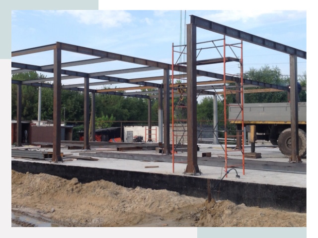 Фундамент для ангаров в юбилейном